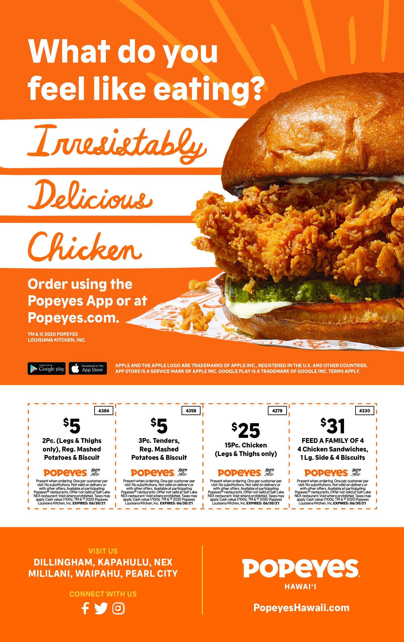 popeyes coupons delivery